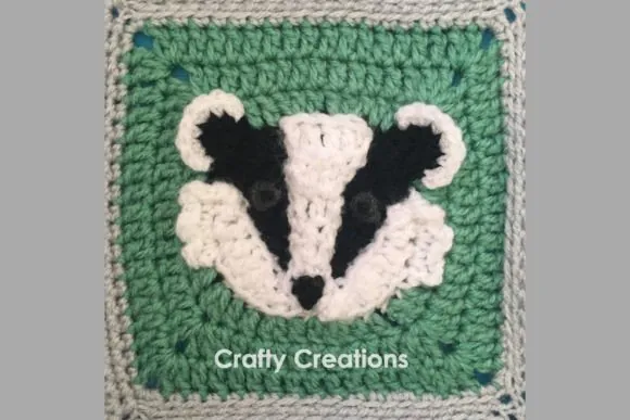 Badger Granny Square Crochet Pattern