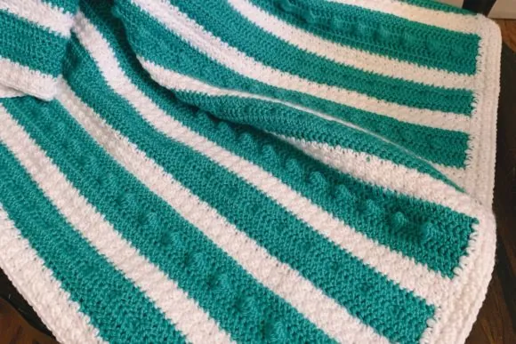 The Double Trouble Bobble Baby Blanket